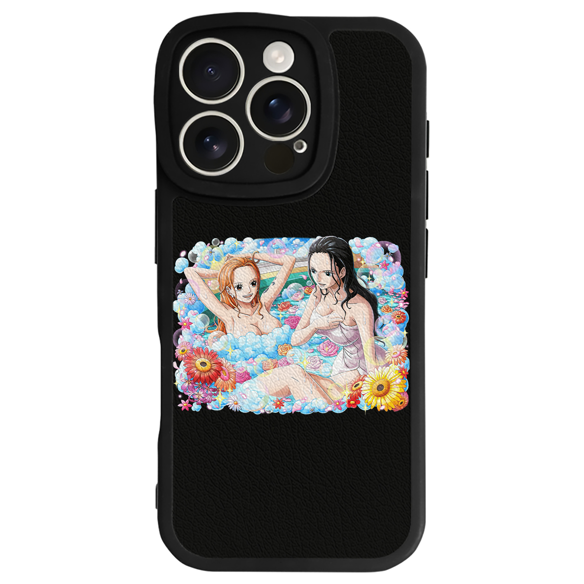 （画像用） ワンピース ニコ・ロビン ONE PIECE Nico Robin 【iPhone 16シリーズ対応】シリコンスマホケース（レザー調） 材質：シリコン